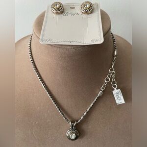 NWT Brighton Heiress Necklace NWOT Heiress Earrings